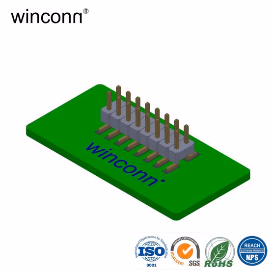 Caixa de pinos fêmea macho cabeçalho 0,80 mm 1,00 mm 1,27 mm 1,50 mm 2,00 mm 2,54 mm única fileira dupla em linha reta ângulo reto DIP SMT SMD conector de soquete terminal
