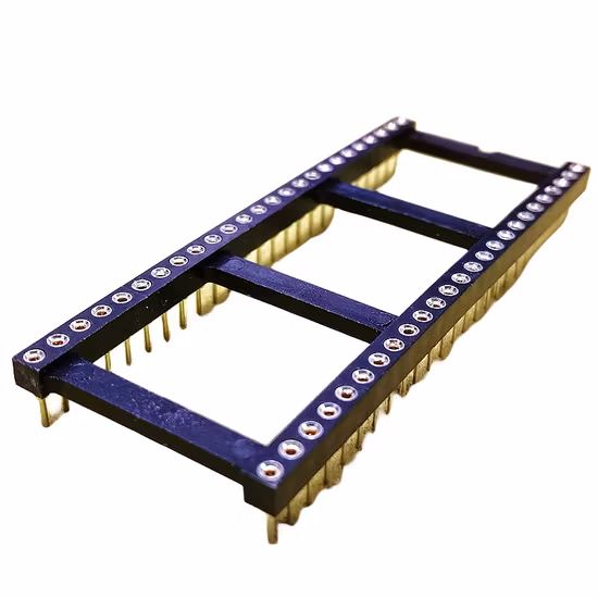 2.54mm Pitch 50pin Straight Connector Machine Terminal Pin IC Socket