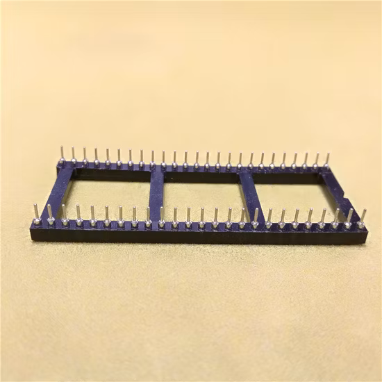 2.54mm Pitch 50pin Straight Connector Machine Terminal Pin IC Socket