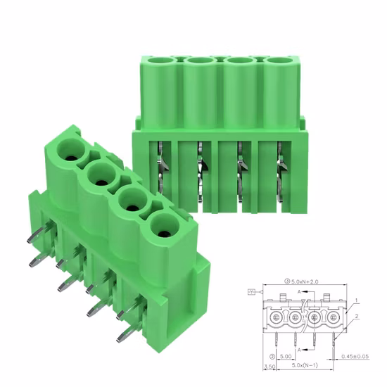 Personalização de amostra China Fabricante Conector de bloco de terminais personalizado
