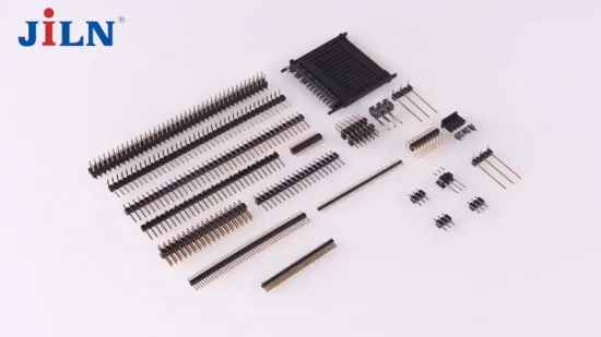 Conector de placa de cabeçalho de pino de personalização de amostra Tipo macho SMT Materiais personalizados Cabeçalhos de conector eletrônico de 12 pinos de múltiplas fileiras em PCBA